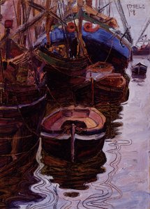Boats in the Harbor of Trieste